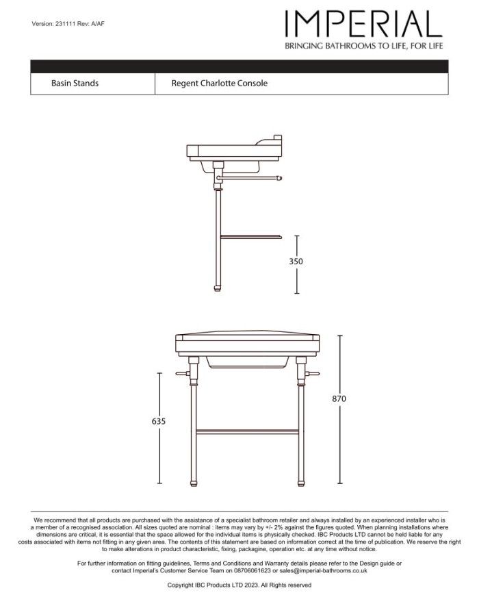 Meuble Charlotte - Regent Imperial