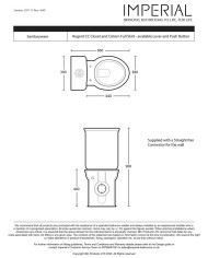 Cuvette monobloc - Regent Imperial
