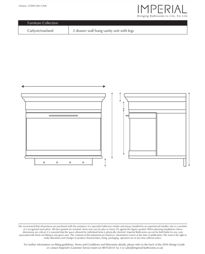 Moyen meuble Carlyon - Imperial