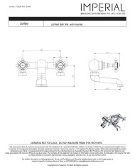 Mélangeur bain mural - Lichfield Imperial