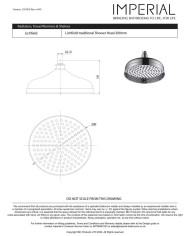 Tête de douche Imperial