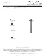 Tête de douche Imperial