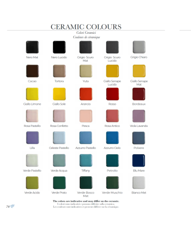 Lavabo countertop - True Colors Lite - Bleu Provence