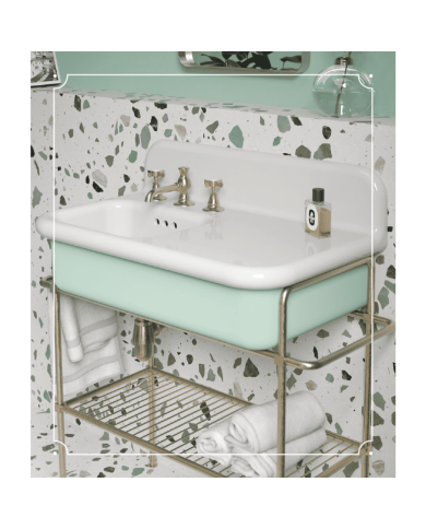 Lavabo large 80cm - True Colors Lite - Bleu Provence