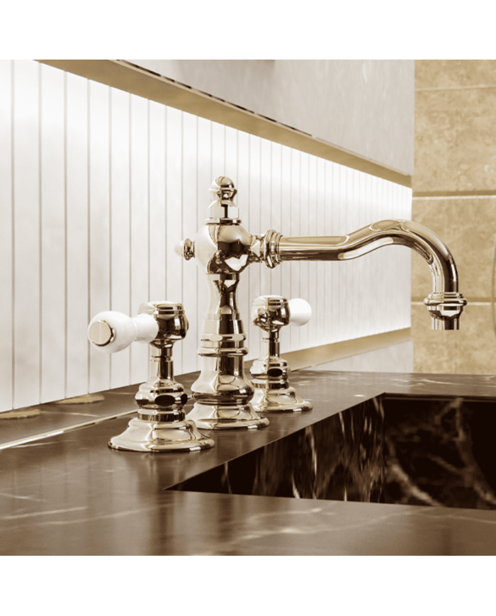 Mélangeur lavabo 3 trous Julia Victoria - Horus