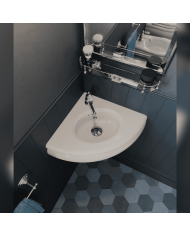 Corner lavabo 46cm Romantica - Bleu Provence