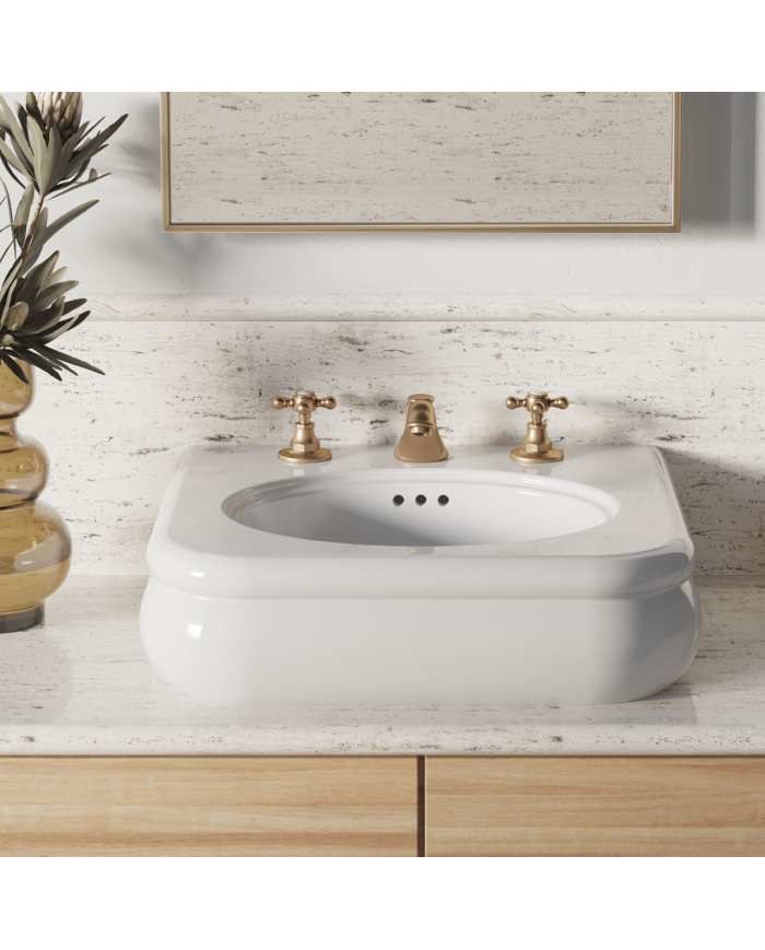 Lavabo Small 56cm Romantica - Bleu Provence