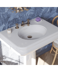 Medium lavabo 80cm Romantica - Bleu Provence