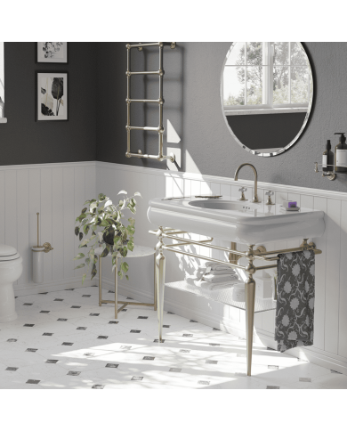 Large lavabo 100cm Romantica - Bleu Provence