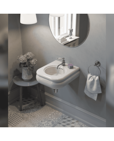 Vanity lavabo 42cm Romantica - Bleu Provence