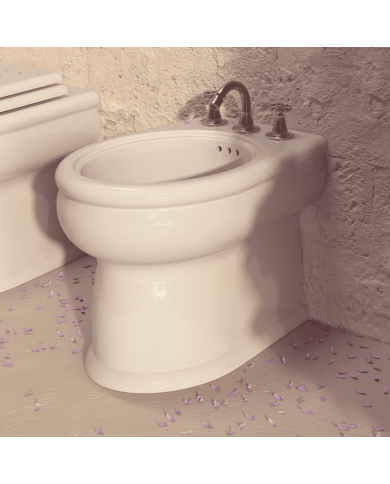 Bidet sol Romantica - Bleu Provence