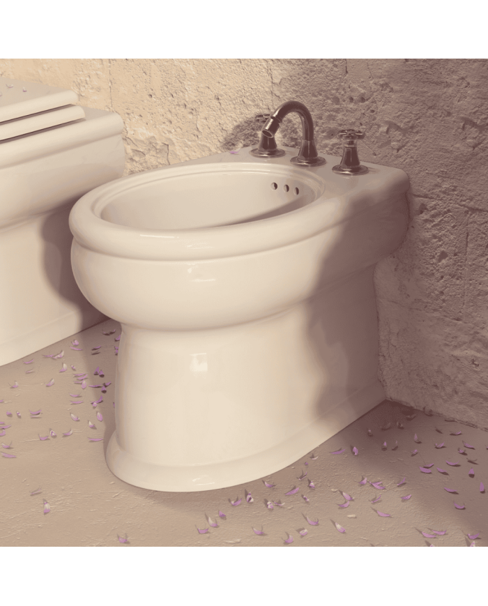 Bidet sol Romantica - Bleu Provence