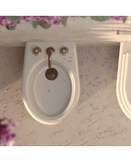 Bidet sol Romantica - Bleu Provence