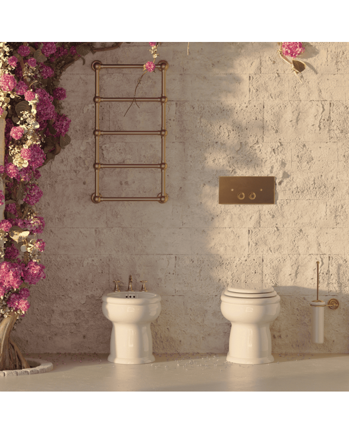 Bidet sol Romantica - Bleu Provence