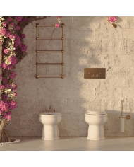 Bidet sol Romantica - Bleu Provence