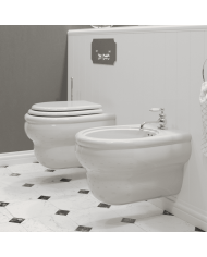 Bidet suspendu Romantica - Bleu Provence