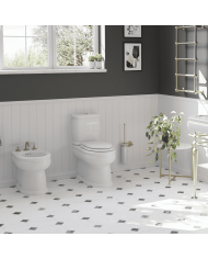 WC monobloc verticale - Romantica - Bleu Provence