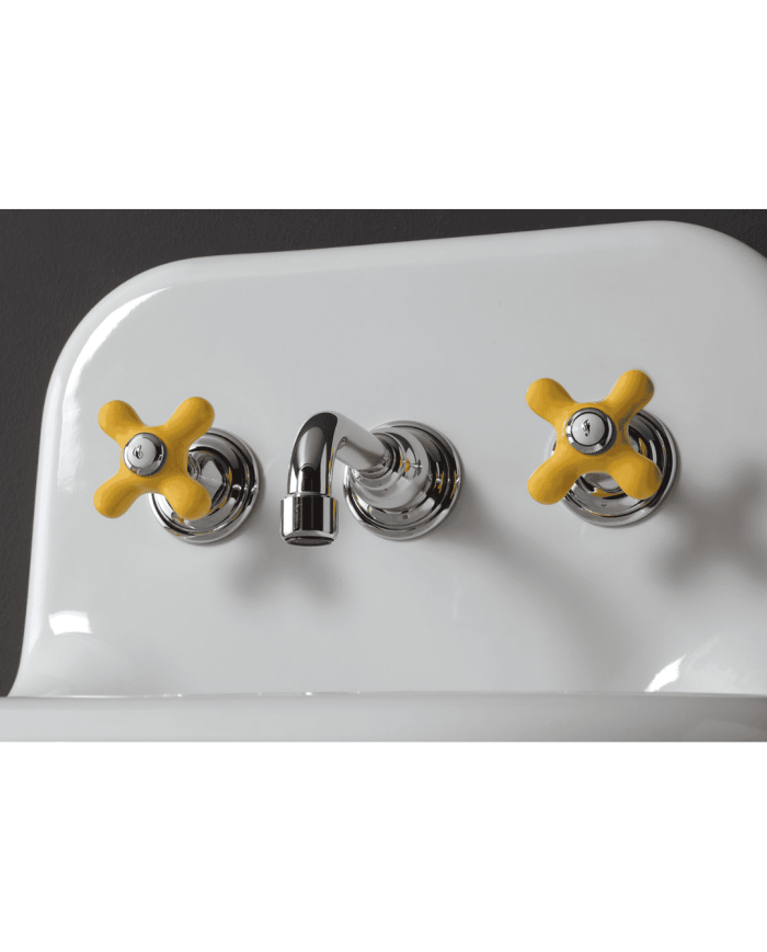 Robinet Mural droit Romantica - Bleu Provence