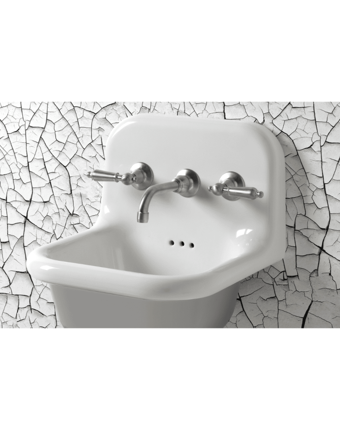 Robinet Mural droit Romantica - Bleu Provence