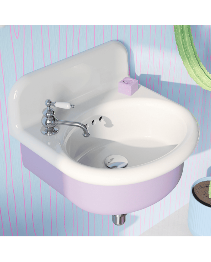 Mélangeur Lavabo Romantica - Bleu Provence