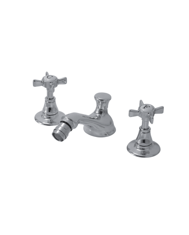 Robinet bidet col bas Romantica - Bleu Provence