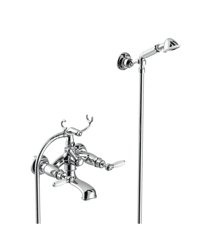 Mélangeur bain douche mural apparent - Italica Leve Stella