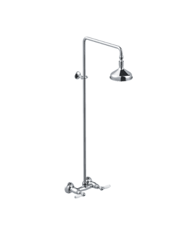 Mélangeur douche apparent avec colonne - Italica leve Stella