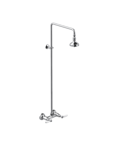 Mélangeur douche apparent avec colonne - Italica leve Stella