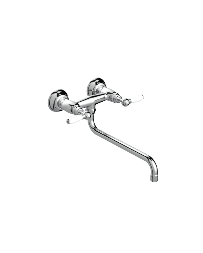 Mélangeur évier mural apparent - Italica leve Stella