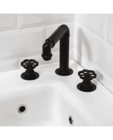 Lavabo angle 50 cm - Industrialis Bleu Provence