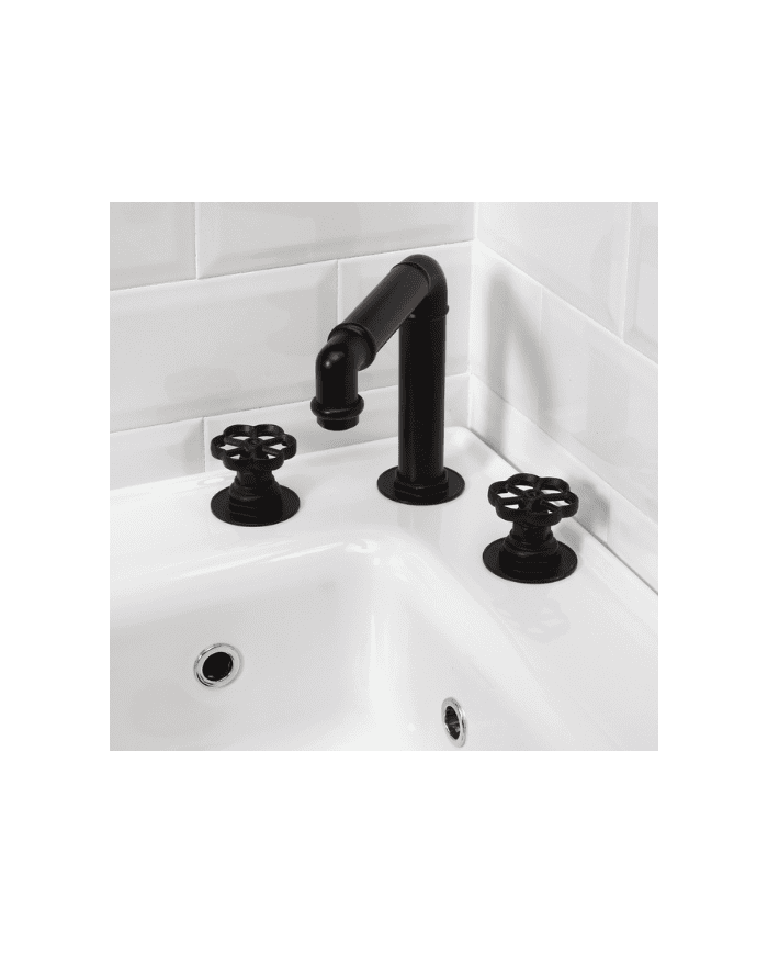 Lavabo angle 50 cm - Industrialis Bleu Provence