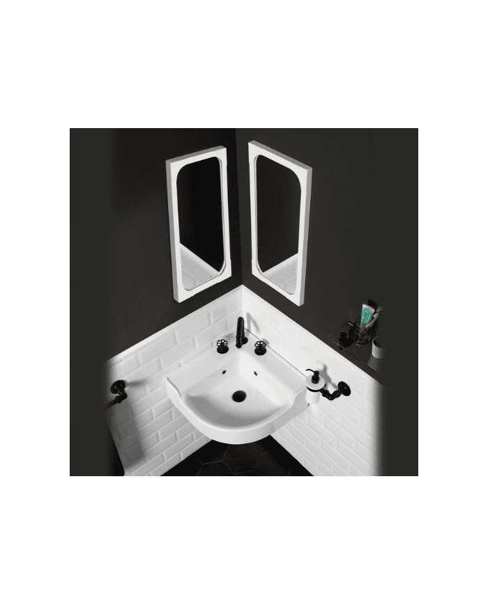Lavabo angle 50 cm - Industrialis Bleu Provence