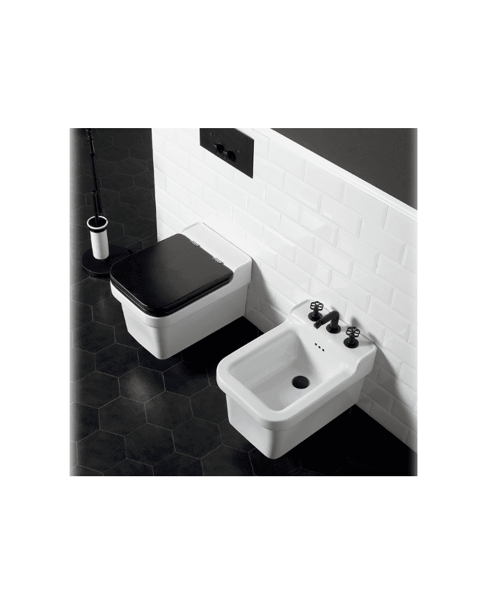 Bidet suspendu - Industrialis Bleu Provence