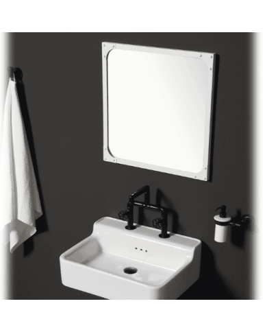 Miroir Industrialis - Bleu Provence