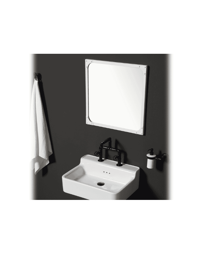 Miroir Industrialis - Bleu Provence