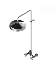 Mélangeur douche apparent avec colonne - Roma Stella