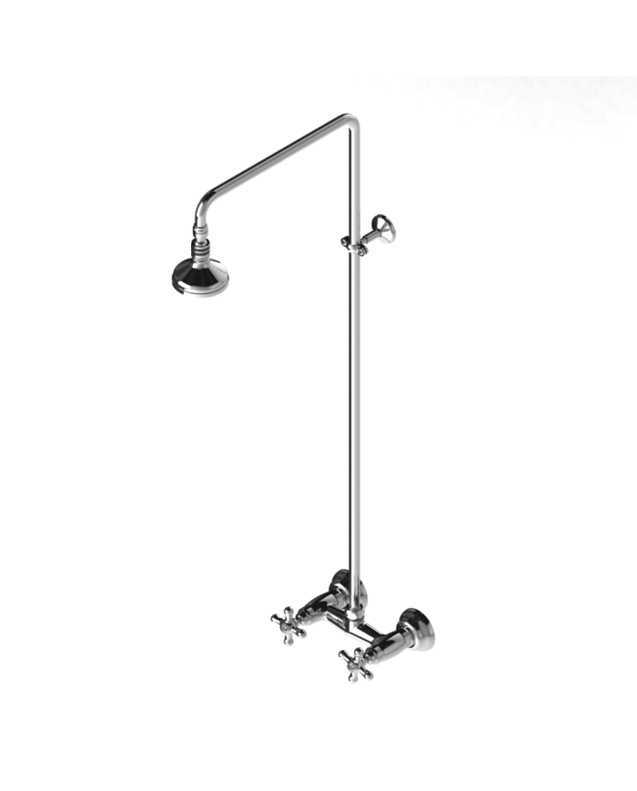 Mélangeur douche apparent avec colonne - Roma Stella