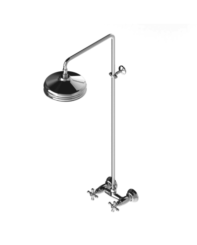 Mélangeur douche apparent avec colonne - Roma Stella