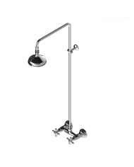 Mélangeur douche apparent avec colonne - Roma Stella