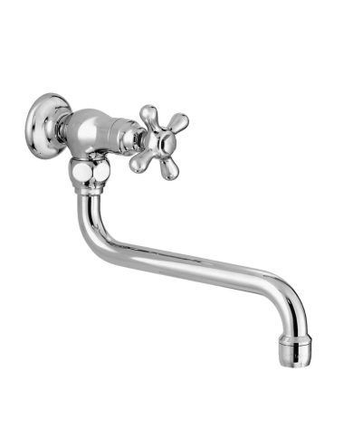 Robinet simple mural bec orientable - Roma Stella