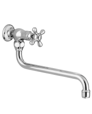 Robinet simple mural bec orientable - Roma Stella