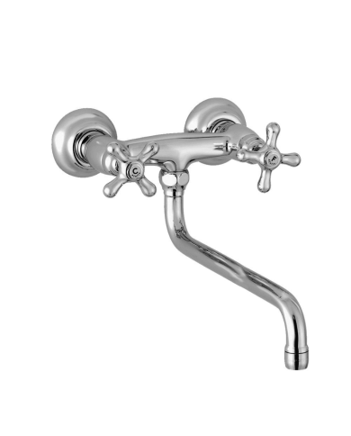 Mélangeur évier mural apparent - Roma Stella