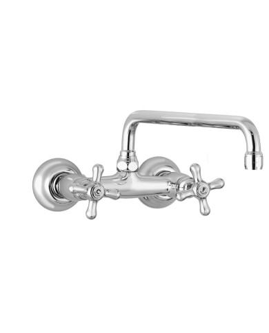 Mélangeur évier mural apparent - Roma Stella