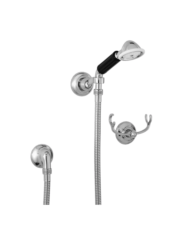 Ensemble douche crochet fixe et coude - Roma Stella