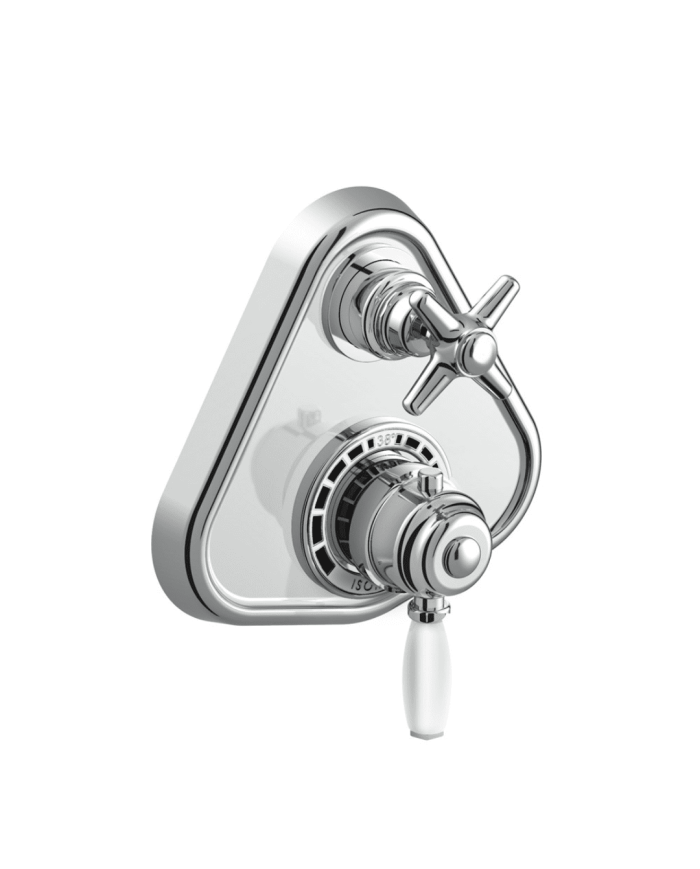 Mitigeur thermostatique triangle 2 sorties - Italica Stella