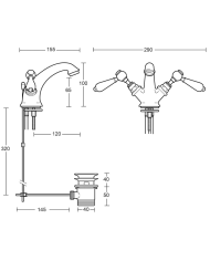 Mélangeur monotrou Radcliffe - Imperial
