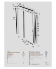 Paroi Douche Noir mat Easy - SBX