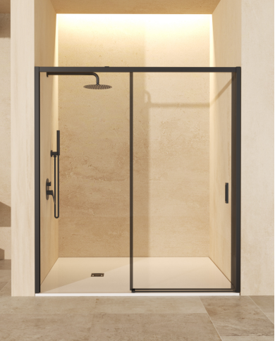 Paroi Douche Noir mat Easy - SBX