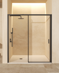 Paroi Douche Noir mat Easy - SBX