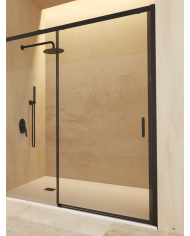 Paroi Douche Noir mat Easy - SBX